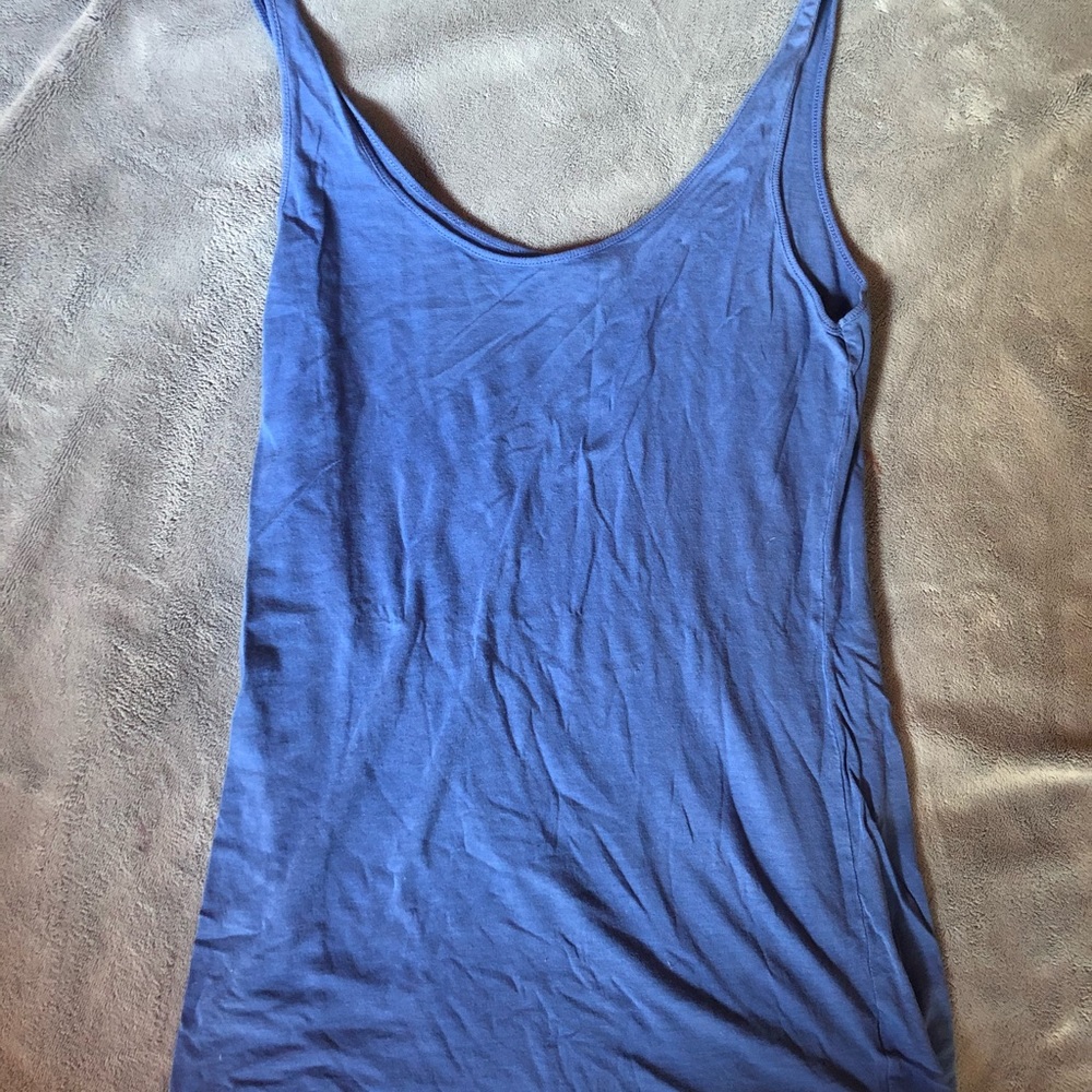 Super cute plain blue Beautiful People tank top